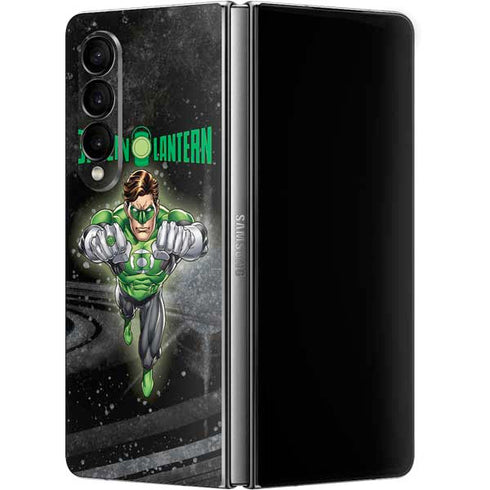 DC Comics Green Lantern Flying Action Pose Galaxy Z Fold4 5G Skin